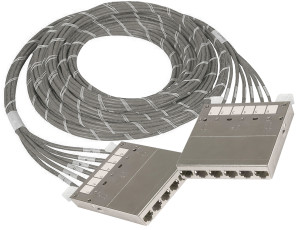 DINTEK 15mtr Cat.6A S/FTP Cassette Pre-terminated Cable