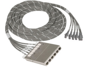 DINTEK 20mtr Cat.6A S/FTP RJ45 - Cassette Pre-terminated Cable