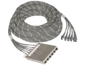 DINTEK 30mtr Cat.6A S/FTP RJ45 - Cassette Pre-terminated Cable