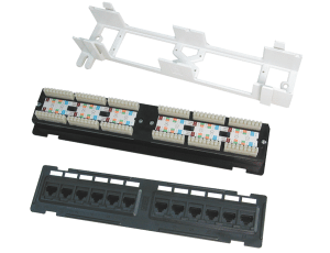PowerPRO Wall Mount 12P Cat.5e Patch Panel