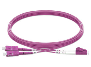 Light-LINKS LC/SC Duplex OM4 Patch Cords