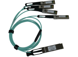 40G QSFP+ to 4 x 10G SFP+ AOC 850nm OM3 Cable