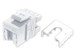 PowerPRO Cat.5e F-Type Vertical ezi-JACK - Shuttered