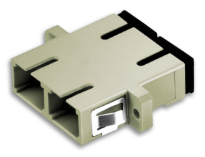 OM2 Duplex SC Adapter - Unshuttered With Flange