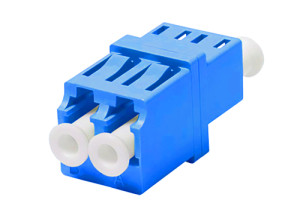 OS2 Duplex Low Profile LC Adapter - Unshuttered Without Flange